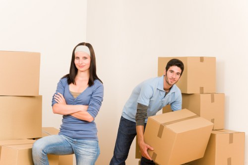 Packing boxes and furniture for long-term storage