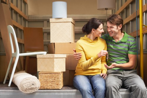 Commercial removals preparation for a local East Dulwich business