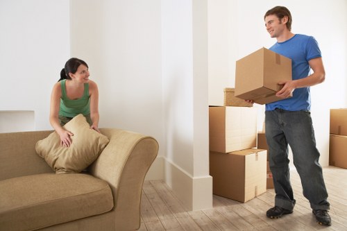 Furniture and renovation items stored safely during home move